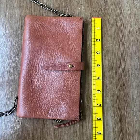 MADEWELL The‎ Transport Accordion Crossbody Tan - Picture 7 of 9